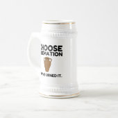 Kies een crematie die je hebt besteld bierpul (Voorkant links)