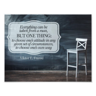 Kies een eigen weg foto afdruk