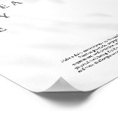 Kies een Happy Life Custom Inspirational Poster (Hoek)