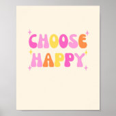 Kies een Happy Quote Poster (Voorkant)