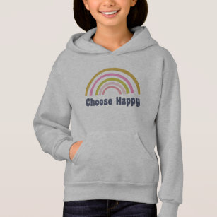 Kies een Inspirerend voor Happy Cute Retro-regenbo