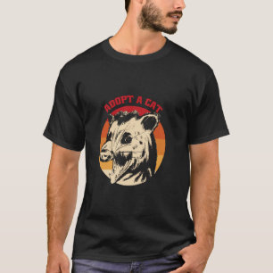 Kies een kat stinkdier levende buidelrat voor mann t-shirt