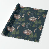 Kies een kerstboom cadeaupapier (Uitgerold)