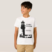 Kies een kleur - een levendige paradise vuurtoren t-shirt (Voorkant volledig)