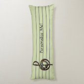 Kies een kleur in reliëfdruk Verdrievoudig Schoon  Lichaamskussen (Achterkant (Verticaal))