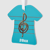 Kies een kleur in reliëfdruk Verdrievoudig Schoon  Ornament (voorkant)