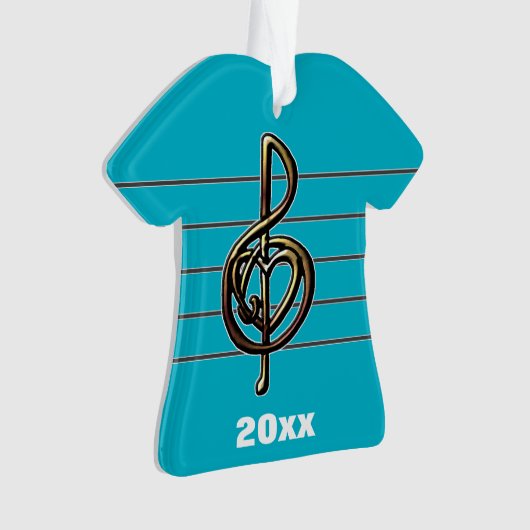 Kies een kleur in reliëfdruk Verdrievoudig Schoon  Ornament (voorkant)