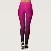 Kies een kleur zwart ombre leggings (Achterkant)