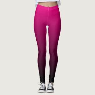 Kies een kleur zwart ombre leggings