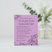 Kies een kleurendrillen voor de bruiloft van de fl kaart (Staand voorkant)