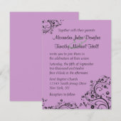 Kies een kleurendrillen voor de bruiloft van de fl kaart (Voorkant / Achterkant)