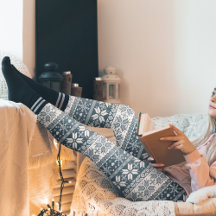 Kies een kleurenpatroon in de winter Fair Isle