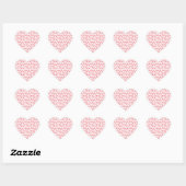 Kies een kleurenslag voor Harlequin Diamonds Hart Sticker (Vel)