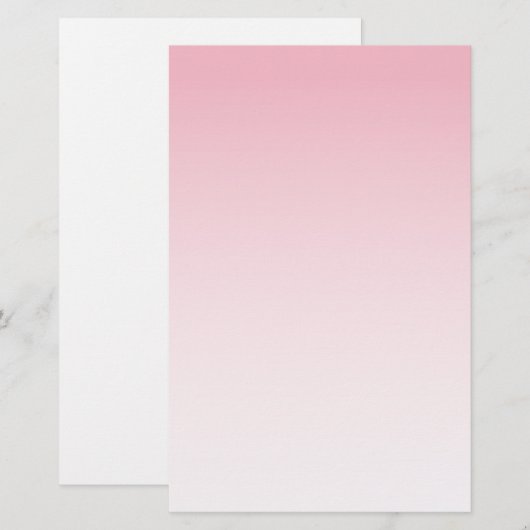 Kies een kleurverloop ombre briefpapier (Voorkant / Achterkant)