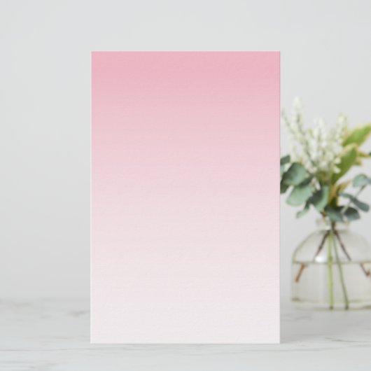 Kies een kleurverloop ombre briefpapier (Staand voorkant)
