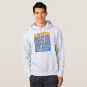 Kies één - koffie of cafeïne hoodie (Voorkant volledig)