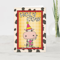 Kies een leeftijd Verjaardag Koe