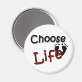 Kies een leven magneet (Voorkant / Achterkant)