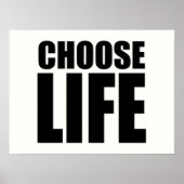 Kies een leven poster (Voorkant)