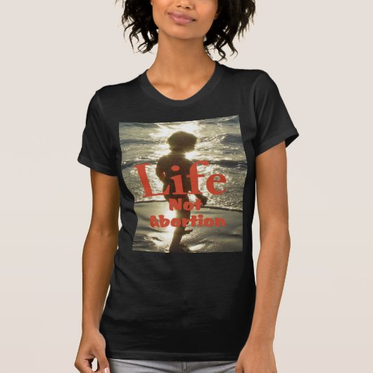 kies een leven t-shirt (Voorkant)