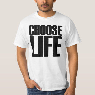 Kies een leven t-shirt