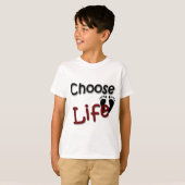 Kies een leven t-shirt (Voorkant volledig)