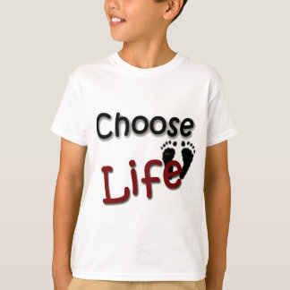 Kies een leven t-shirt