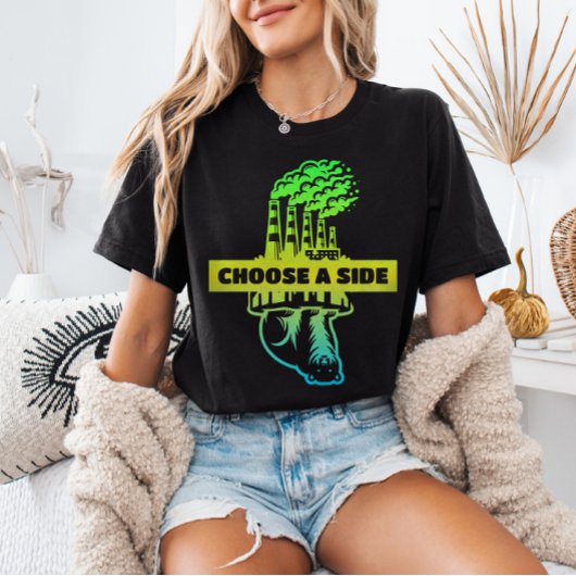 Kies een milieuactivist Tri-Blend shirt