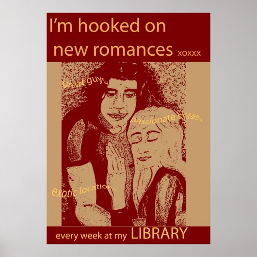 Kies een nieuwe romance - in uw bibliotheek poster (Voorkant)