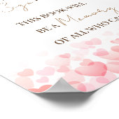 Kies een pagina en laat een Note Memory Gastenboek Poster (Hoek)