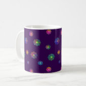 Kies een Posy Aangepaste Achtergrond  Koffiemok (Voorkant links)