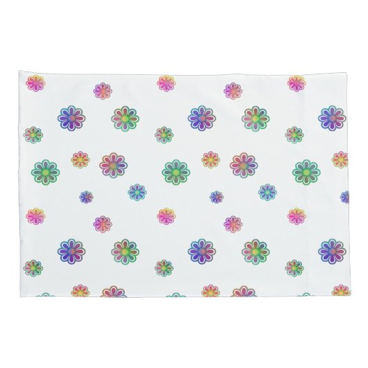 Kies een Posy Aangepaste Achtergrond  Kussensloop (Achterkant-Rechts)