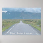 Kies Een Richting Die helemaal Van Jou is Poster (Voorkant)