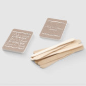 Kies een Seat Beide Zijjute bruiloft Handwaaier (Niet-gemonteerd)