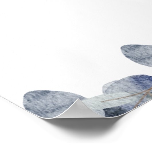 Kies een seat bruiloft poster (Hoek)