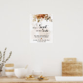 Kies een stoel aan beide zijden Herfst Eucalyptus Poster (Keuken)