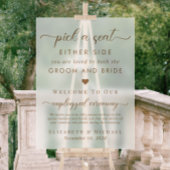 Kies een stoel aan weerszijden bruiloft zitplaatse acryl bord