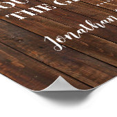 Kies een stoel aan weerszijden van de landelijke h poster (Hoek)