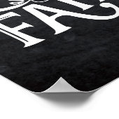 Kies een stoel, geen kant bord huwelijksfeest poster (Hoek)