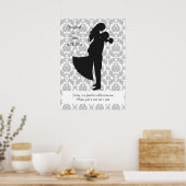 Kies een stoel, geen zijkant-en-klare zitplaats poster (Keuken)