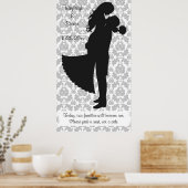 Kies een stoel, geen zijkant-en-klare zitplaats poster (Keuken)