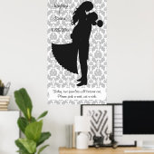 Kies een stoel, geen zijkant-en-klare zitplaats poster (Thuiskantoor)