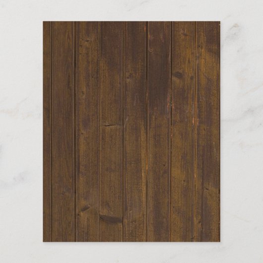 Kies een Stoel, Niet een Kant Rustieke Trouw Huwel (Achterkant)