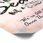 Kies een stoel, niet een kant Trouwfeest Waterverf Poster (Hoek)