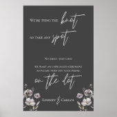 Kies een stoel, unplugged grijze bruiloft download poster (Voorkant)