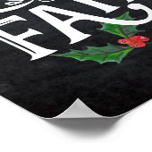 kies een stoel zonder een bord voor de kerstmis poster (Hoek)