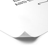 Kies een stoel zonder stopcontact voor ceremonie B Poster (Hoek)