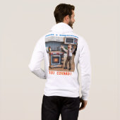 “Kies een Temperatuur, Lafaard!” Hoodie (Achterkant volledig)