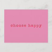 Kies een tevreden Inspirerend prijsopgave met een  Briefkaart (Voorkant)