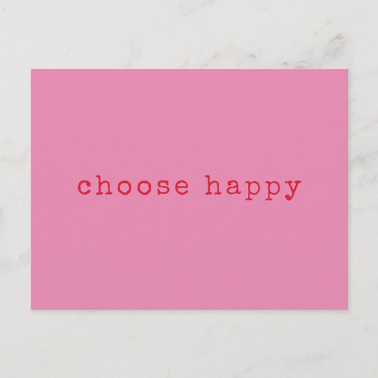 Kies een tevreden Inspirerend prijsopgave met een  Briefkaart (Voorkant)